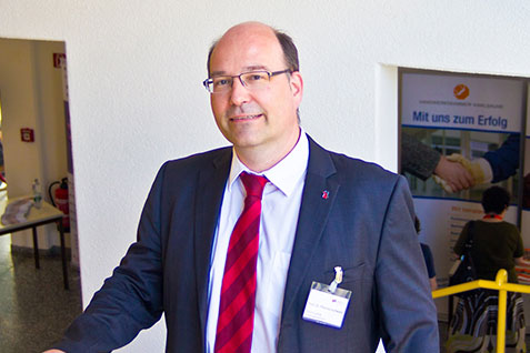 Professor Dr. Armin Pfannenschwarz, Leiter des Studiengangs Unternehmertum,